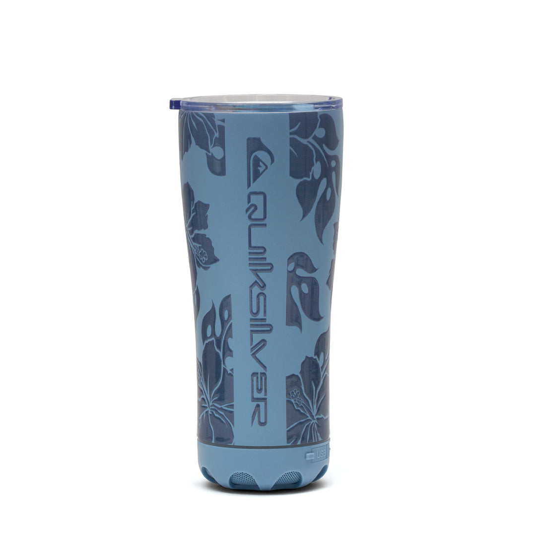 Quiksilver Zuma Stainless Steel Tumbler with Built-in Bluetooth Speakers