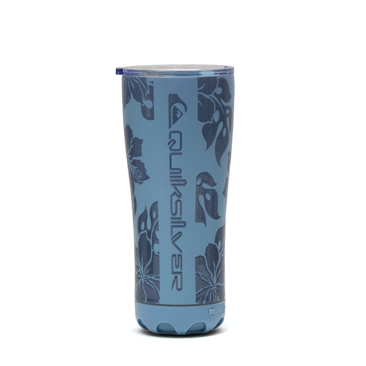 Quiksilver Zuma Stainless Steel Tumbler with Built-in Bluetooth Speakers