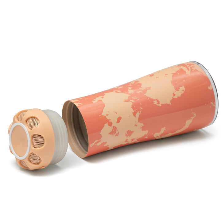 Quiksilver Zuma Stainless Steel Tumbler with Built-in Bluetooth Speakers